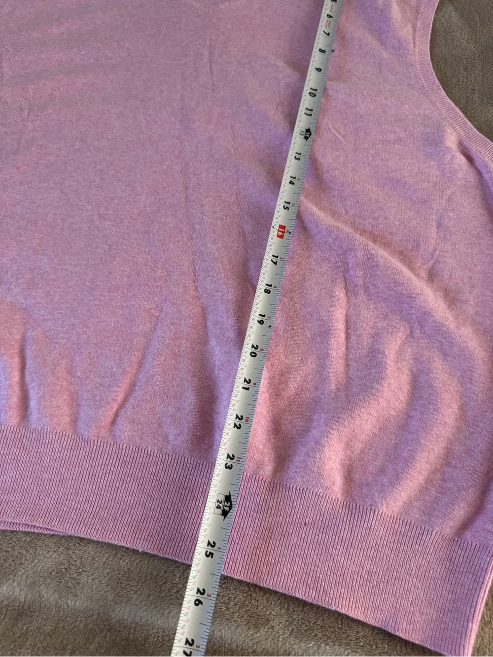 Polo Ralph Lauren Pink Pima Cotton Sweater Vest XXL Preppy Cottagecore Golf